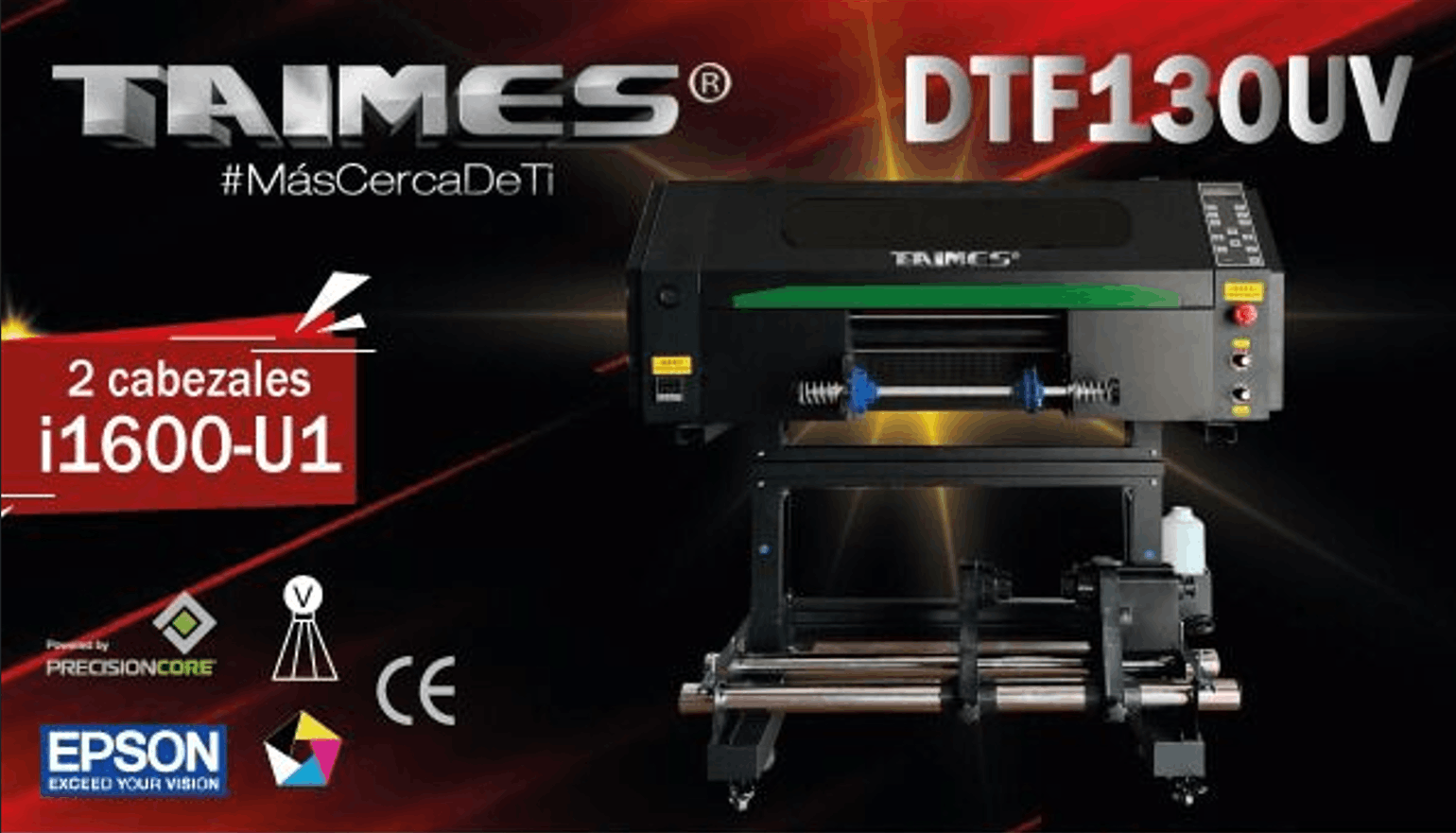 DTF130UV 2 cabezales i1600-U1